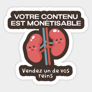 Votre contenu est monétisable Sticker